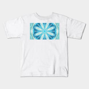 Blue star Mandala #2 Kids T-Shirt